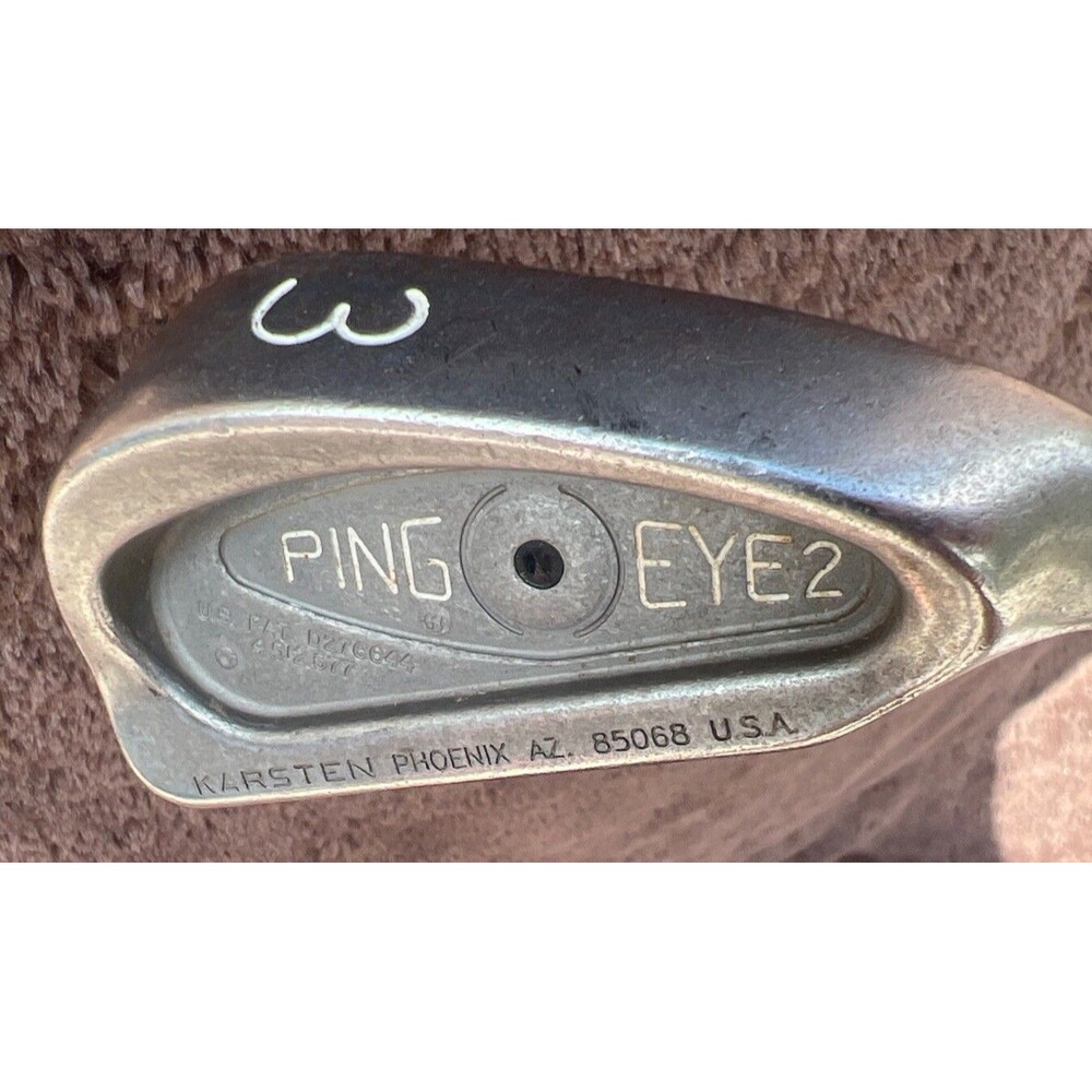 Ping Eye 2 Black Dot 3 Iron Karsten 85068 ZZ Lite Steel Shaft 39.5" RH